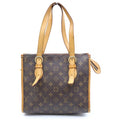Louis Vuitton Monogram Popincourt Au Handbag Mini Tote Brown Leather Gold