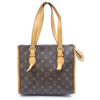 Louis Vuitton Monogram Popincourt Au Handbag Mini Tote Brown Leather Gold