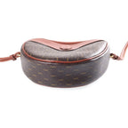 Saint Laurent le Monogram Cool Cassandra Logo Leather Shoulder Bag Gold Brown — view 4
