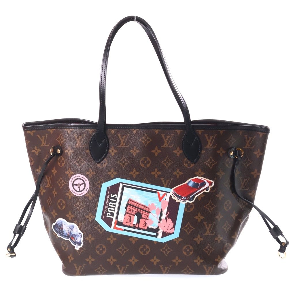 Louis Vuitton Neverfull MM Monogram Brown Multi Canvas — view 2