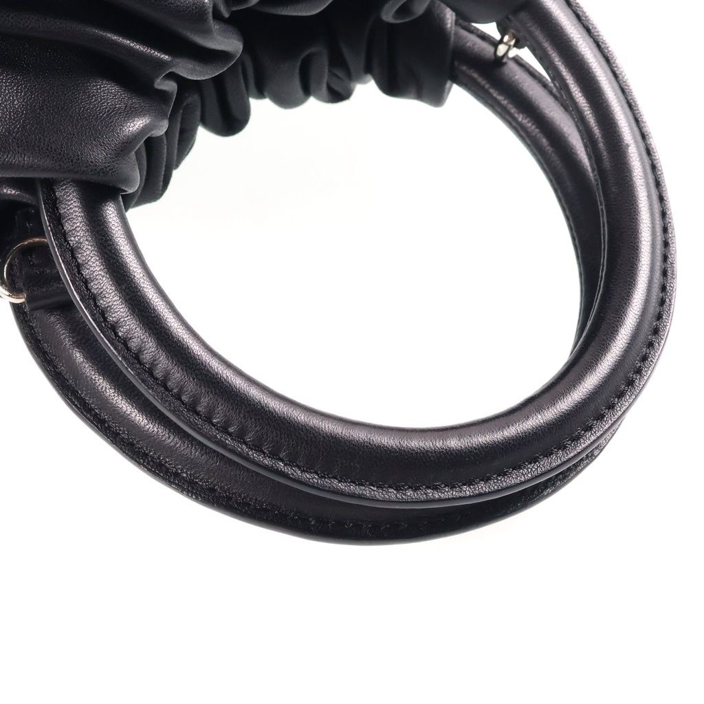 Loewe Bounce Anagram Handbag Black Leather — view 6