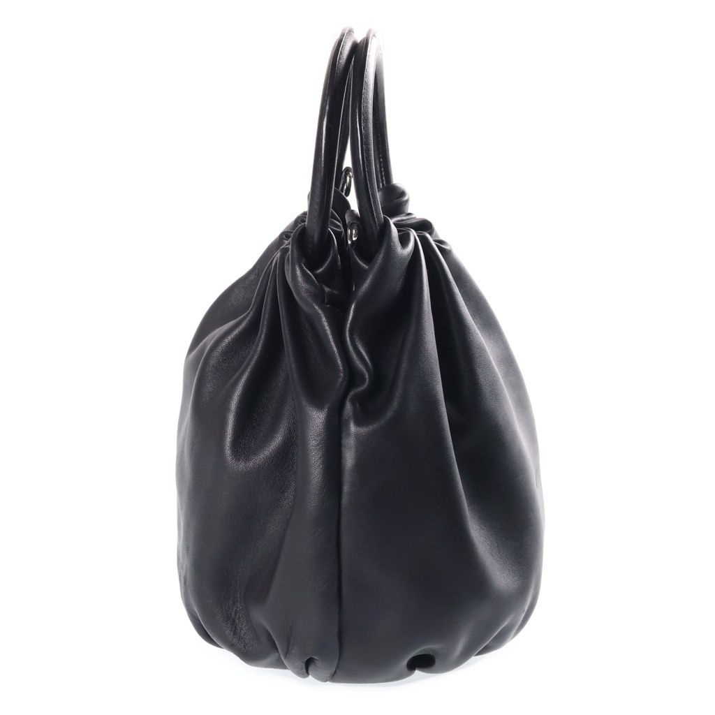 Loewe Bounce Anagram Handbag Black Leather — view 3