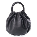 Loewe Bounce Anagram Handbag Black Leather