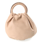 Loewe Bounce Anagram 2-Way Shoulder Bag Beige Leather Silver — view 2