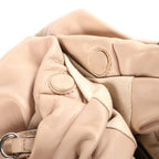 Loewe Bounce Anagram 2-Way Shoulder Bag Beige Leather Silver — view 7