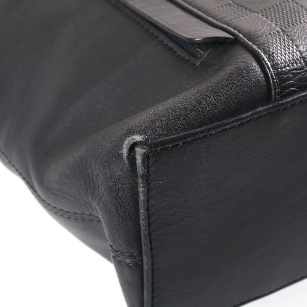 Louis Vuitton Damier Infini Bavoiage Tote Bag Black Leather — view 5