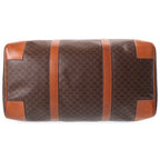 Celine Macadam Boston Bag Brown Leather Gold — view 4