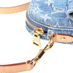 Louis Vuitton Monogram Denim Pochette Fairfax Shoulder Bag Blue Streetwear — view 7