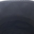 Gucci Logo Patch Label Cotton Bucket Fedora Hat Black — view 6