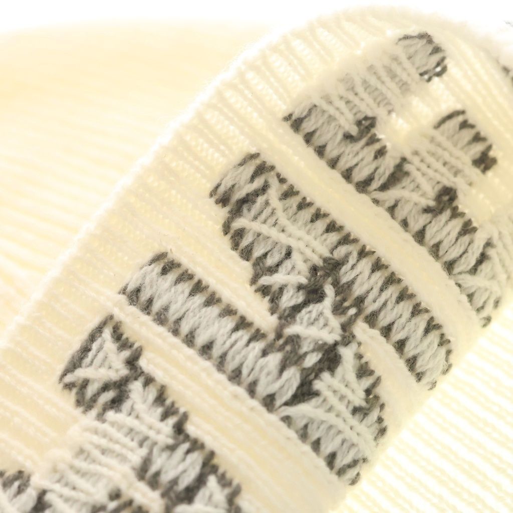 Chanel Logo Cashmere Knit Hat Beanie Ivory — view 5
