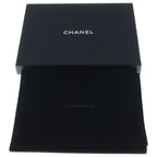 Chanel CC Logo Circle Pearl Necklace Metal Gold Faux Rhinestone with Bean Box — view 6