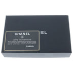 Chanel CC Logo Quilted Coin Purse Caviar Leather Black Gold Seal Card — view 6
