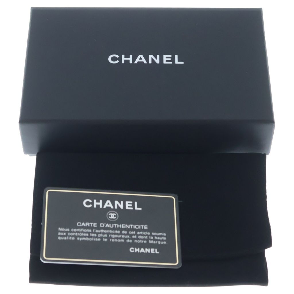 Chanel 19 CC Logo Lambskin GD Zippy Coin Case Light Blue — view 6