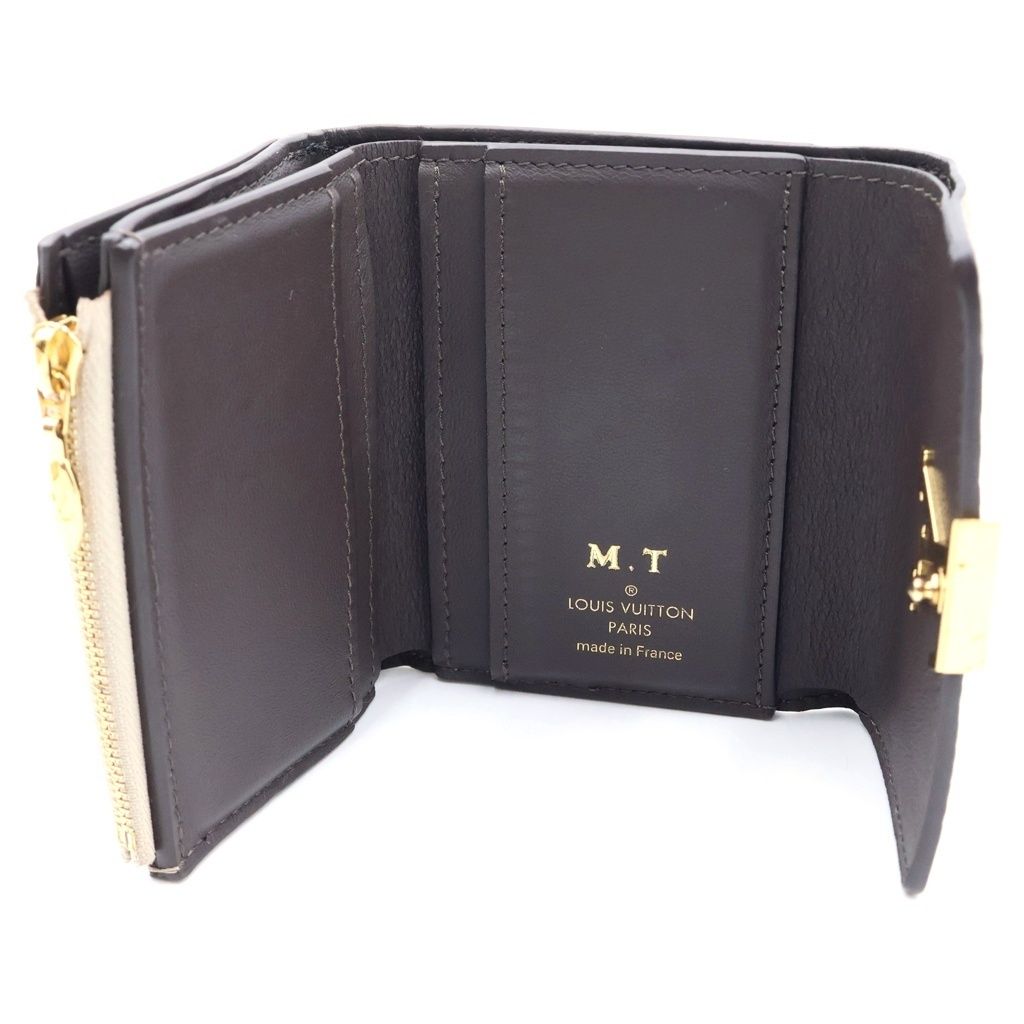 Louis Vuitton Portefeuille Capucines XS Trifold Wallet Compact Coin Purse Beige — view 5
