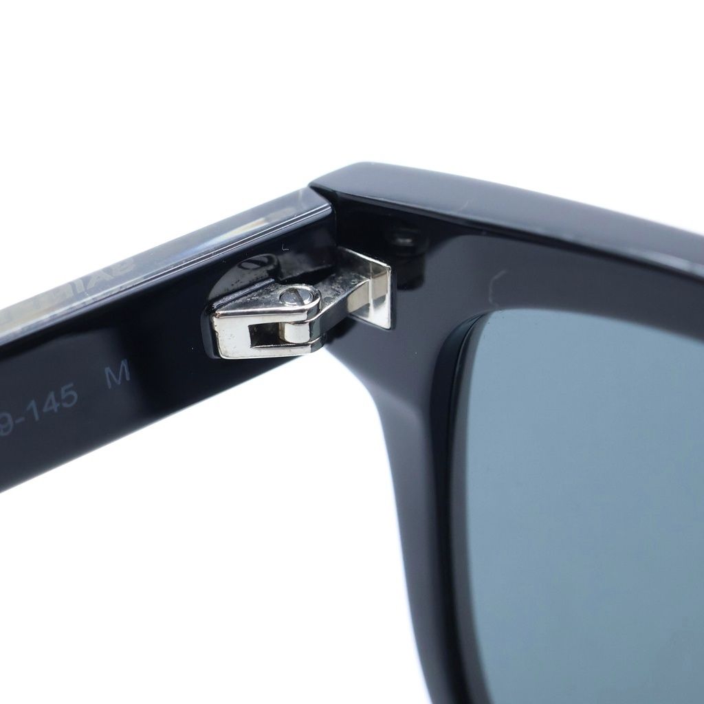 Saint Laurent Paris Wellington Sunglasses Temple Logo Eyewear Black Lens SL 711 — view 4