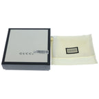 Gucci GG Embossed Leather Compact Wallet Bifold Gray — view 6