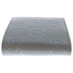 Gucci GG Embossed Leather Compact Wallet Bifold Gray — view 3