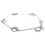 Fendi F's Rhinestone Bracelet Silver — view 4