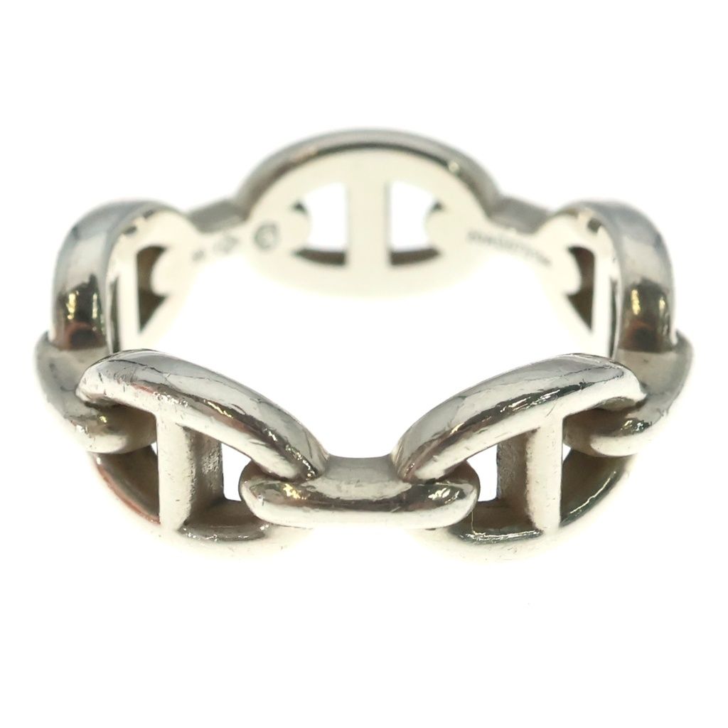 Hermes Chaine D'ancre Enchainee Ring Silver — view 2