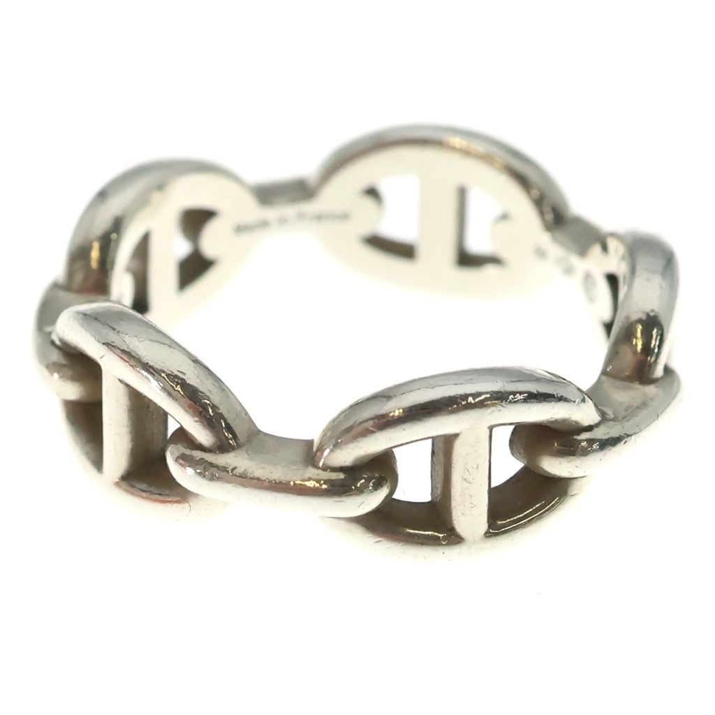 Hermes Chaine D'ancre Enchainee Ring Silver — view 3