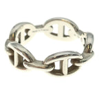 Hermes Chaine D'ancre Enchainee Ring Silver — view 3