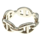 Hermes Chaine D'ancre Enchainee Ring Silver — view 3