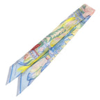 Hermes Twilly Dance Pacifique Pacific Scarf Multicolor Silk 15 — view 5
