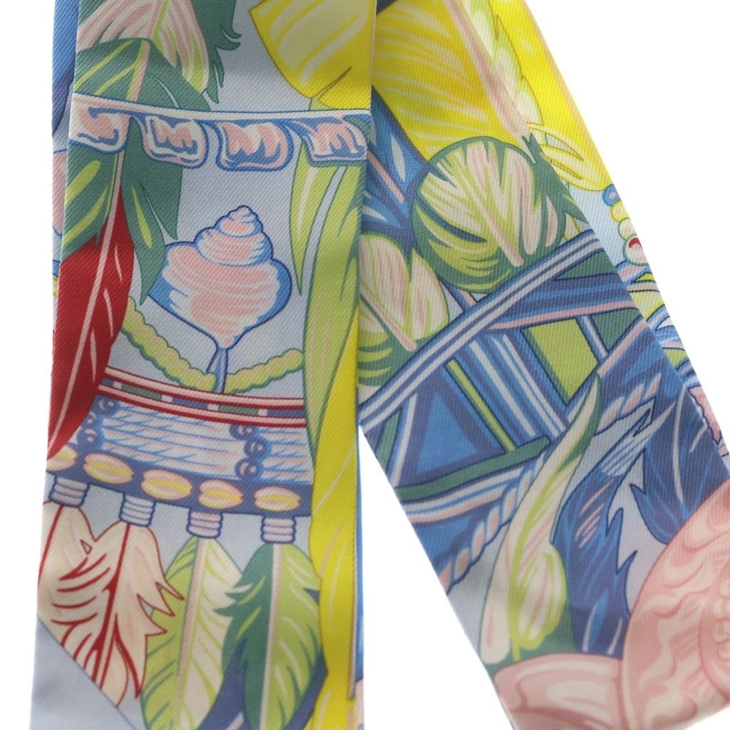 Hermes Twilly Dance Pacifique Pacific Scarf Multicolor Silk 15 — view 2