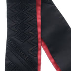 Hermes Beads Twilly Precieux Art Deco Silk Black Pink Scarf — view 2