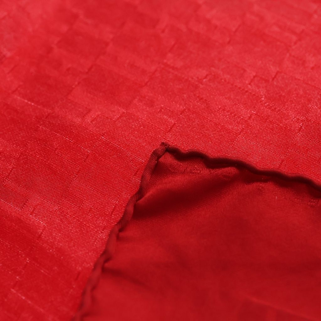 Hermes Carre 40 H Logo All Over Print Silk Scarf Red — view 6