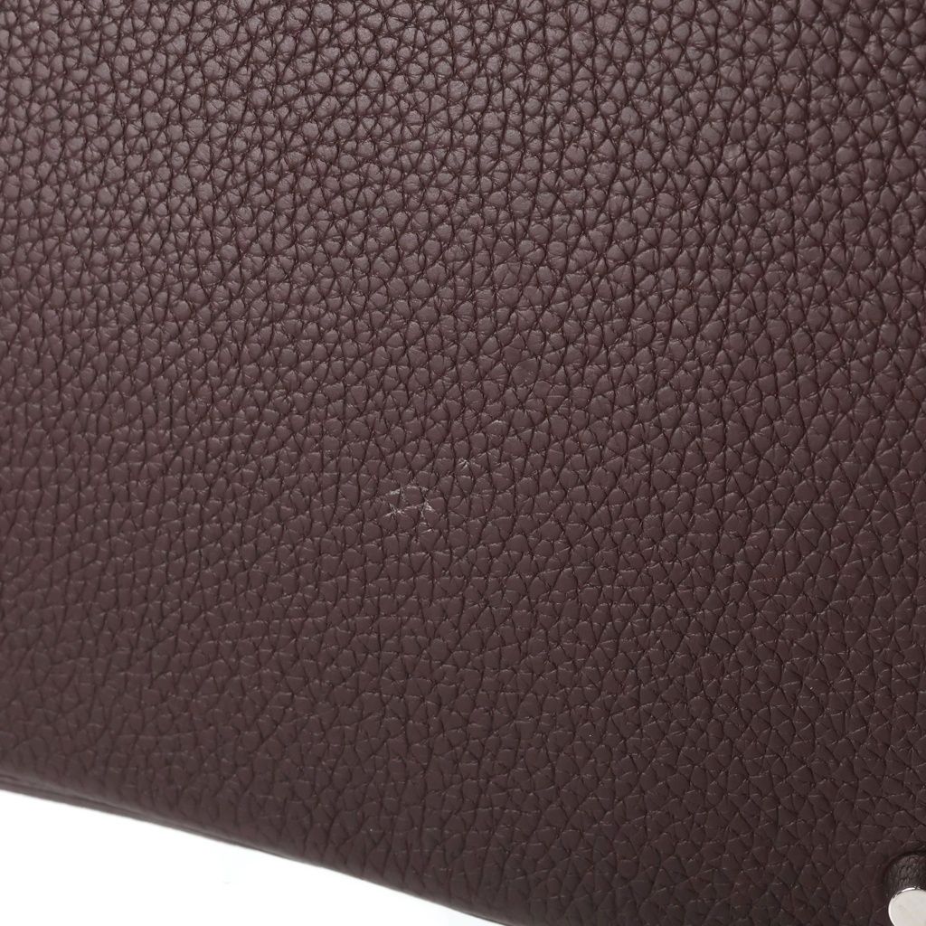 Hermes Picotin 22 Bicolor Bleu Nuit Rouge Sellier Framboise Taurillon Silver — view 7