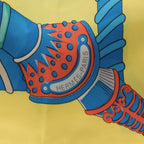Hermes Carre 90 Etendards Et Bannieres and Geometric Flag and Military Pattern — view 2