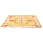 Hermes Carre 45 Ciels Byzantins Byzantine Sky Silk Scarf Pink Yellow Red — view 3