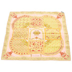 Hermes Carre 45 Ciels Byzantins Byzantine Sky Silk Scarf Pink Yellow Red — view 2