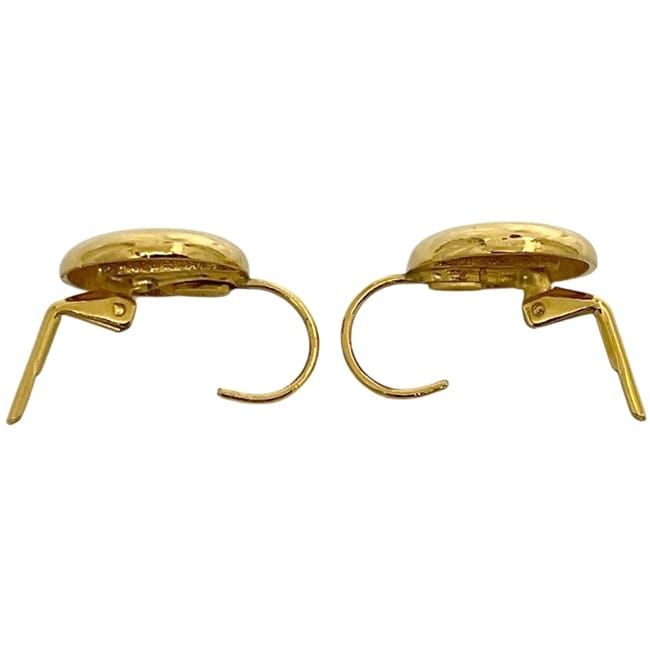 Chanel Earrings CC Logo 96 Metal Gold Vintage — view 3