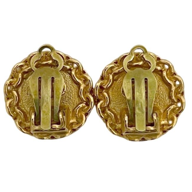 Chanel Earrings CC Logo 95 Metal Gold Vintage — view 3
