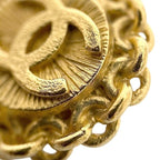 Chanel Earrings CC Logo 95 Metal Gold Vintage — view 8