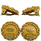 Chanel Earrings CC Logo 95 Metal Gold Vintage — view 2