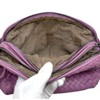 Bottega Veneta Shoulder Bag Intrecciato Leather Pink Purple — view 5