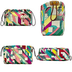 Hermes in Fourbi 25 Silk Barenia Multicolor Pouch — view 2