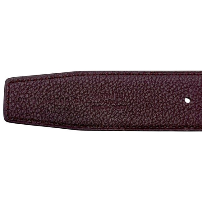 Hermes Belt Long Waist 98 Constance H Leather Box Calf Taurillon Clemence Black — view 6
