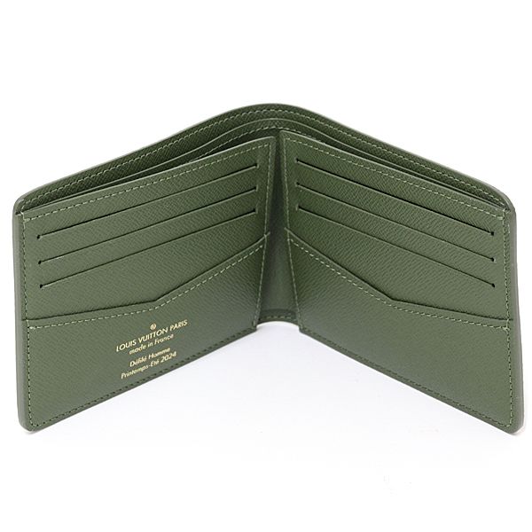 Louis Vuitton Portefeuille Slender Bifold Wallet Coin Purse Damoflage Canvas — view 3