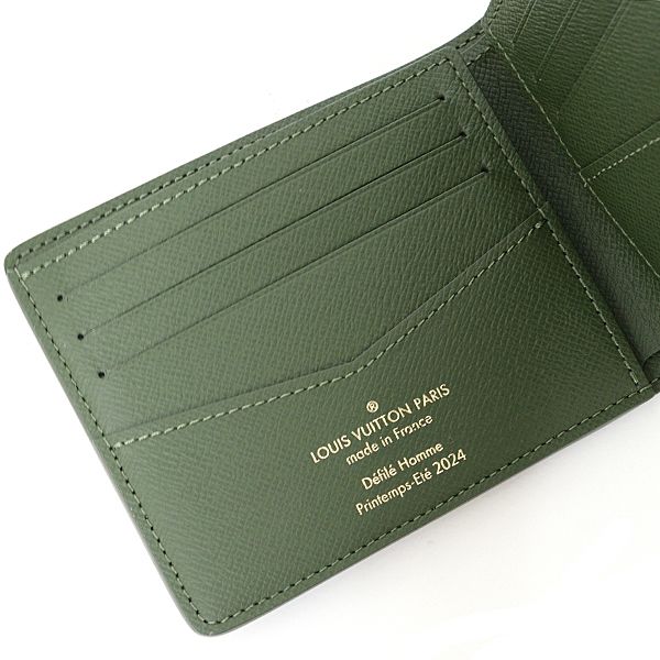 Louis Vuitton Portefeuille Slender Bifold Wallet Coin Purse Damoflage Canvas — view 4