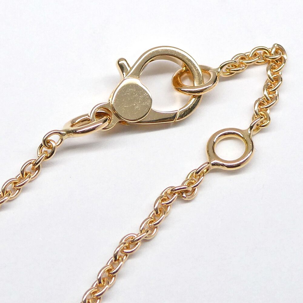 Hermes Necklace Finesse Diamond Pink Gold Pave — view 8