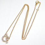 Hermes Necklace Finesse Diamond Pink Gold Pave — view 2