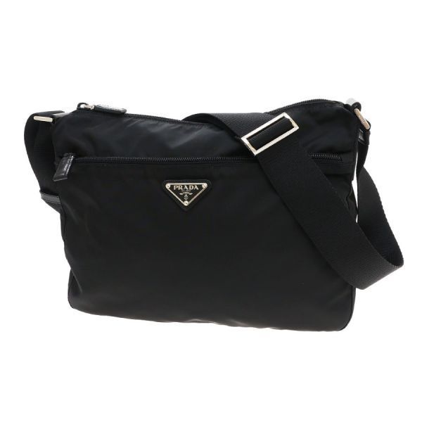 Prada Nylon Shoulder Bag Black