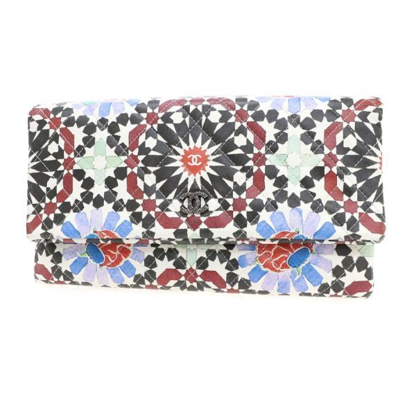 Chanel Quilted Clutch Multicolor