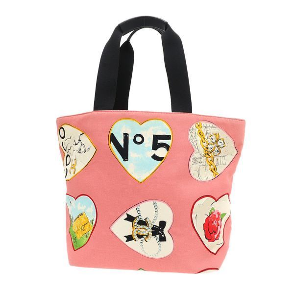 Chanel Valentine Canvas Tote Bag — view 3