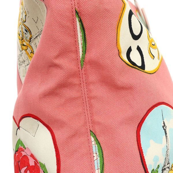 Chanel Valentine Canvas Tote Bag — view 4