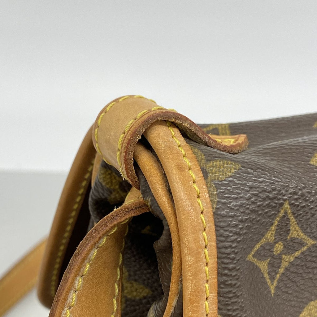 Louis Vuitton Shoulder Bag Monogram Saumur 30 Brown — view 8